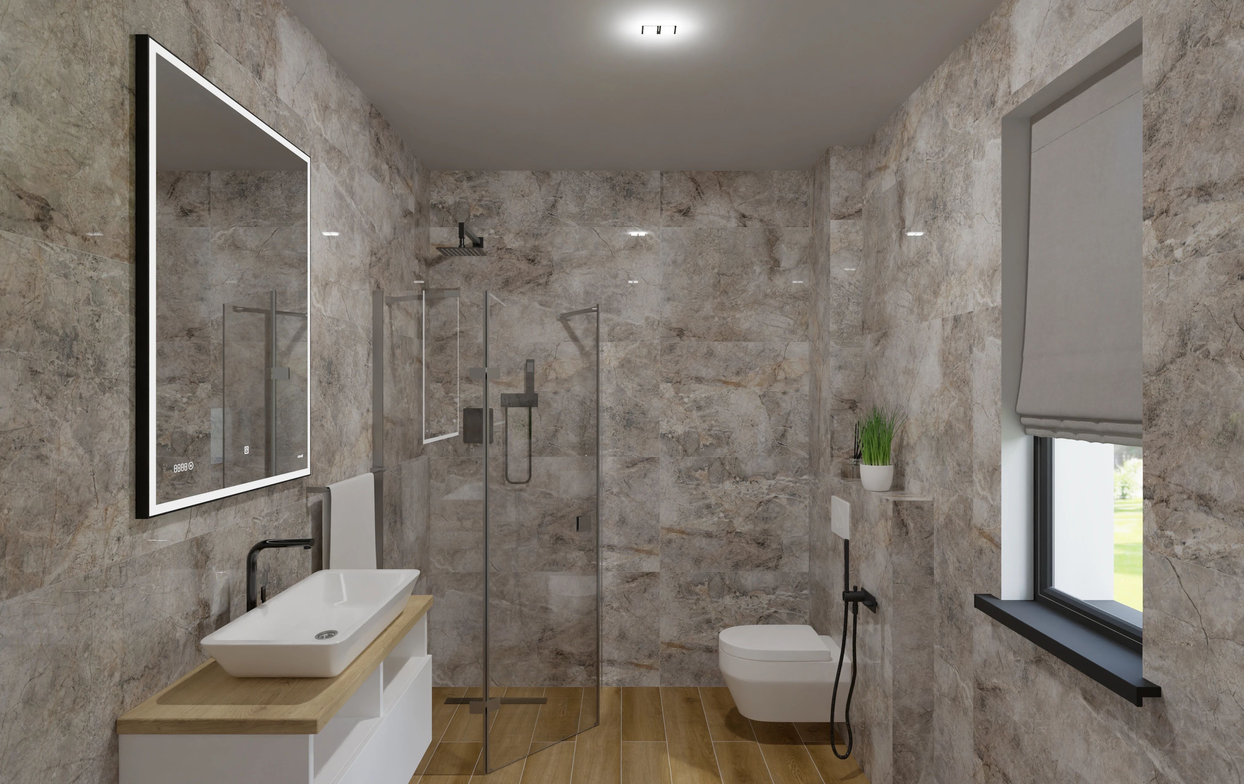 Qua Martins marble light