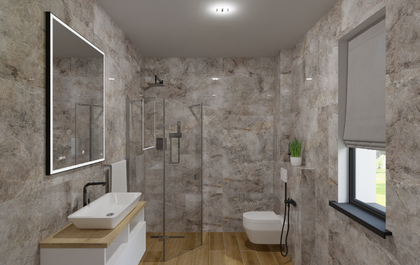 Qua Martins marble light