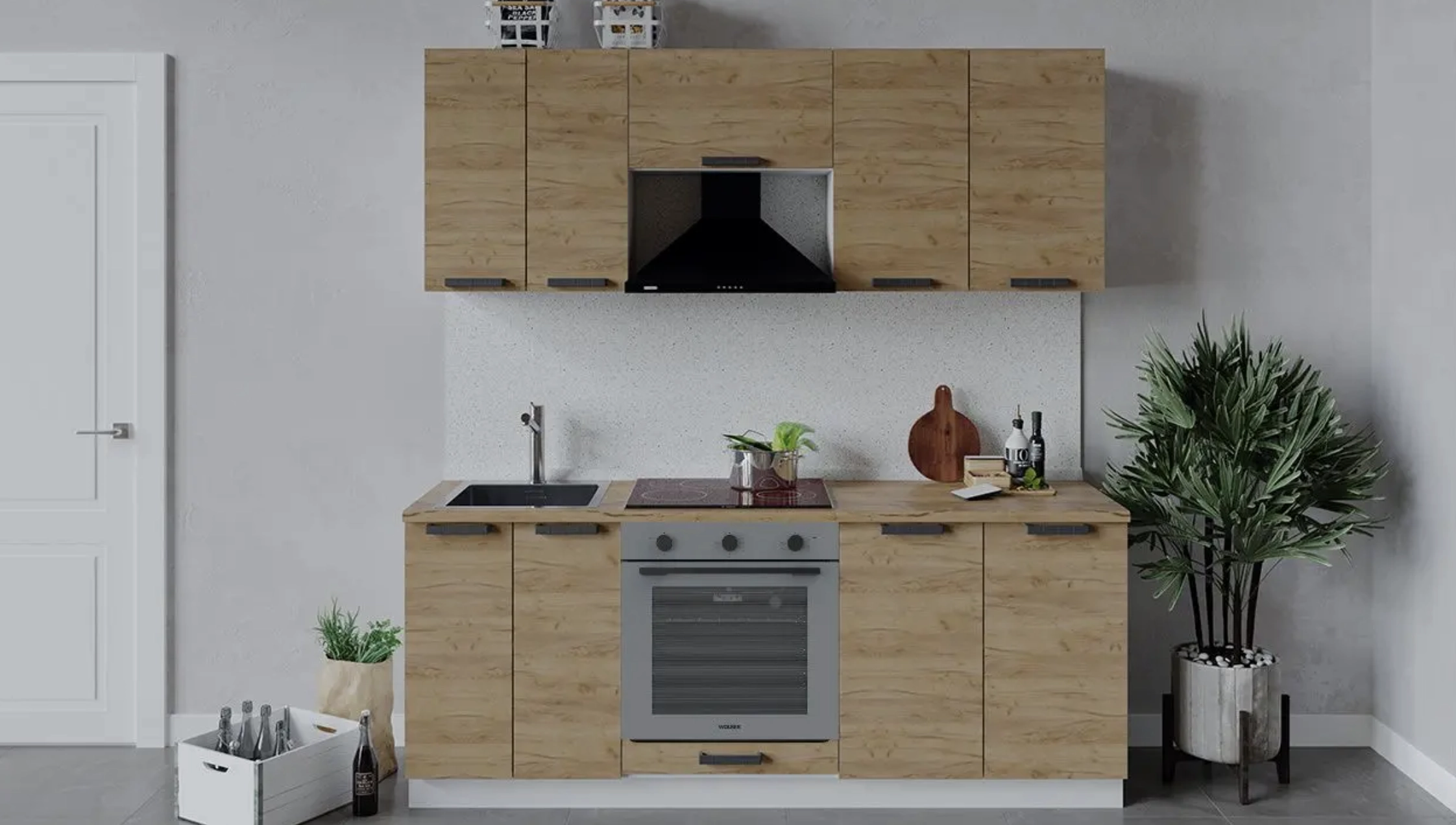 Электрический духовой шкаф Wolser WL-BRD 772 Grey