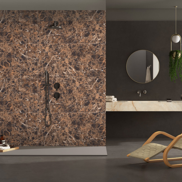Gresie Opera 60*120 Alient Nigh Gloss brown 