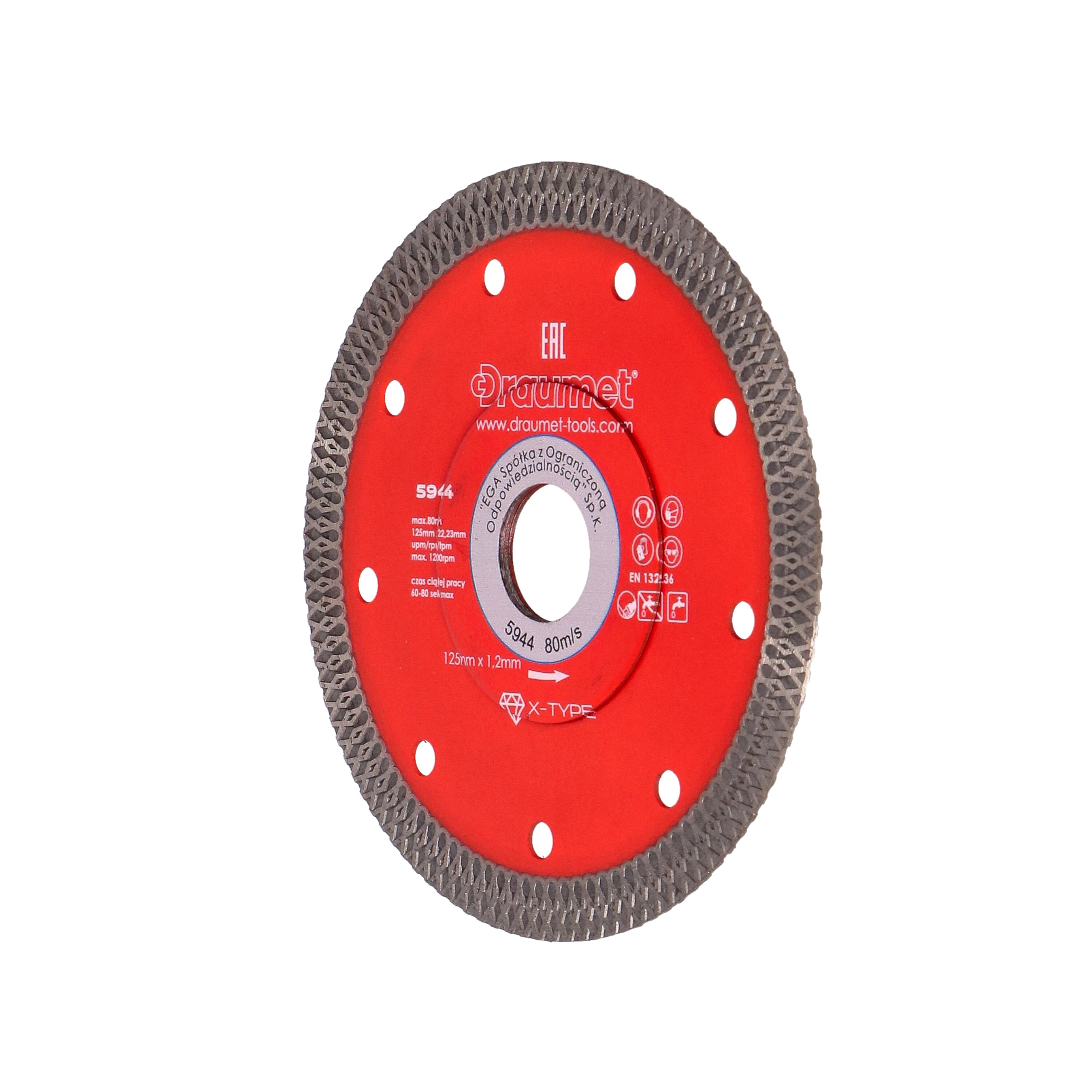 Disc diamantat Draumet 125mm 5944