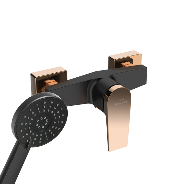 Душевая система Black/Gold Rose BN-35-014-V