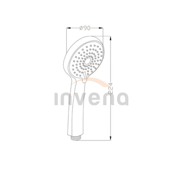 Душевая система Black/Gold Rose BN-35-014-V