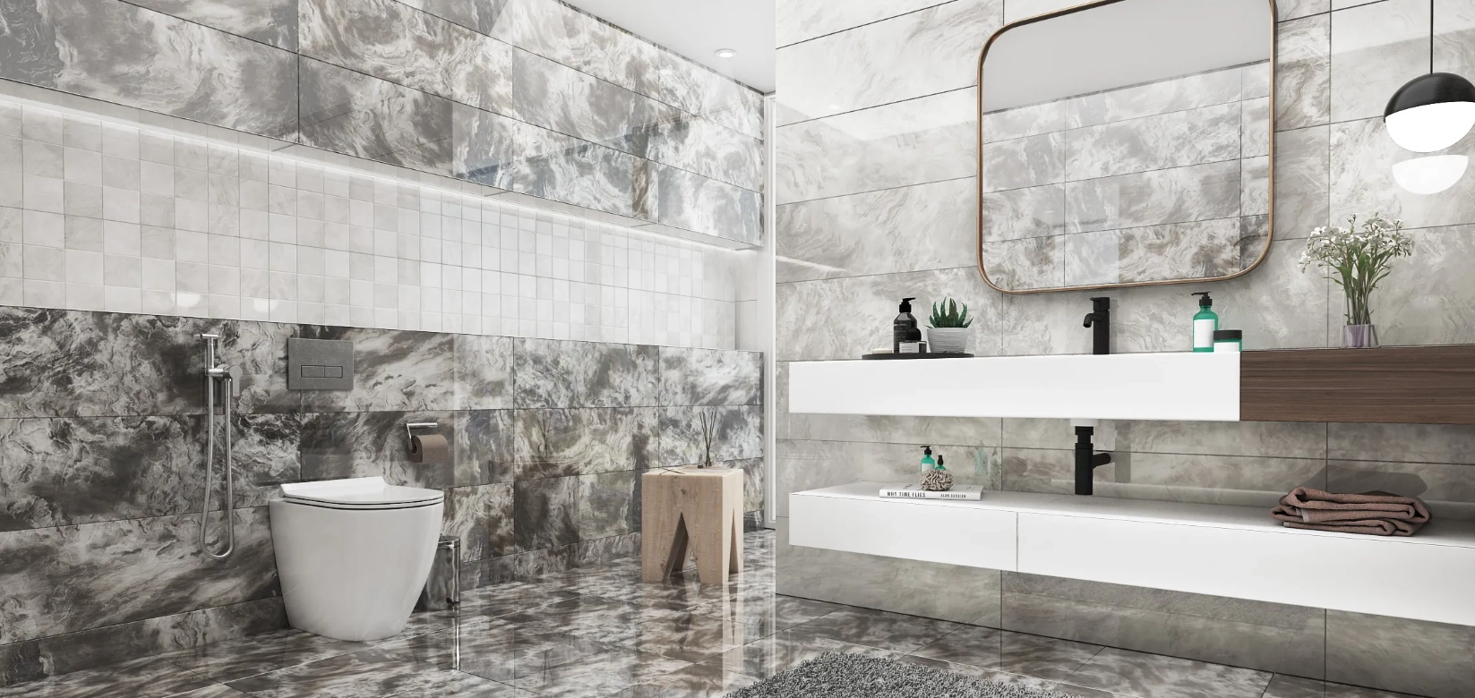 Gresie Bien Sante 45x45 smoke