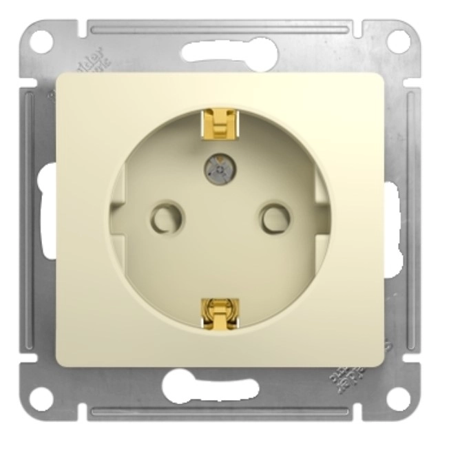 Розетка 250V 16A 2P+E Glossa GSL 000245 