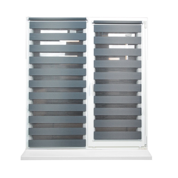 Жалюзи день-ночь RATTAN Grafit 0.70x1.7м