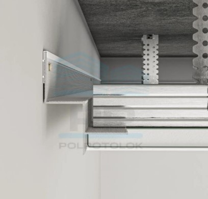 Profil tip ascuns din aluminiu AST20B PP 2500mm