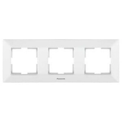 Рамка 3 места Arkedia Slim белый 908032