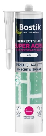 Acryl Bostik Super-Acril 2in1 Perfect Seal 280 ml Alb