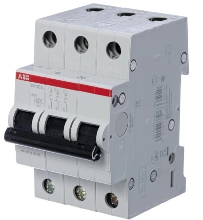Întrerupător automat SH203L-C 3P 4.5Ka ABB 25A 7954
