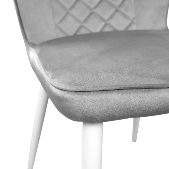Стул Tusk dark grey+ white