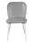 Стул Tusk dark grey+ white