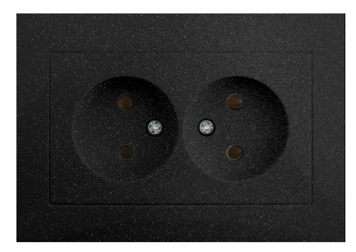 Розетка двойная Jasmin Elmos 16A IP20 9202-56S