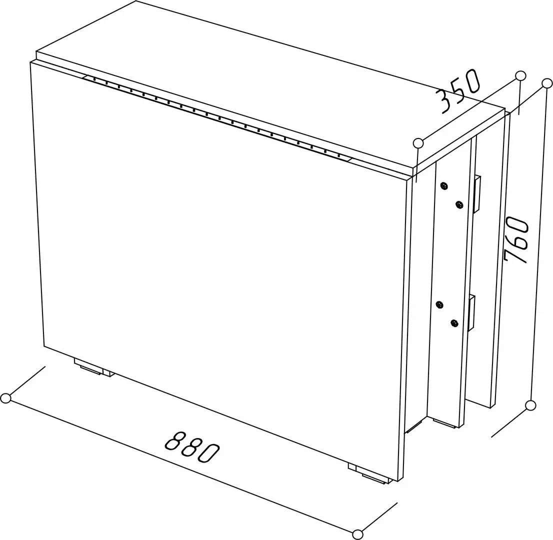 Masa-tumbă 880x1700 Stejar auriu