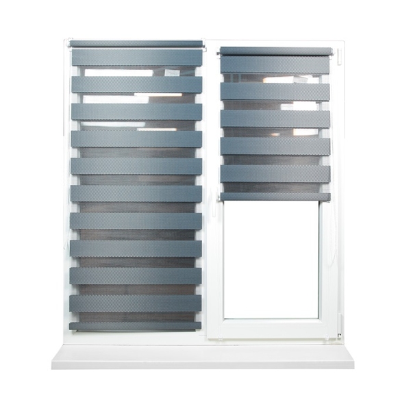 Жалюзи день-ночь RATTAN Grafit 0.80x1.7м