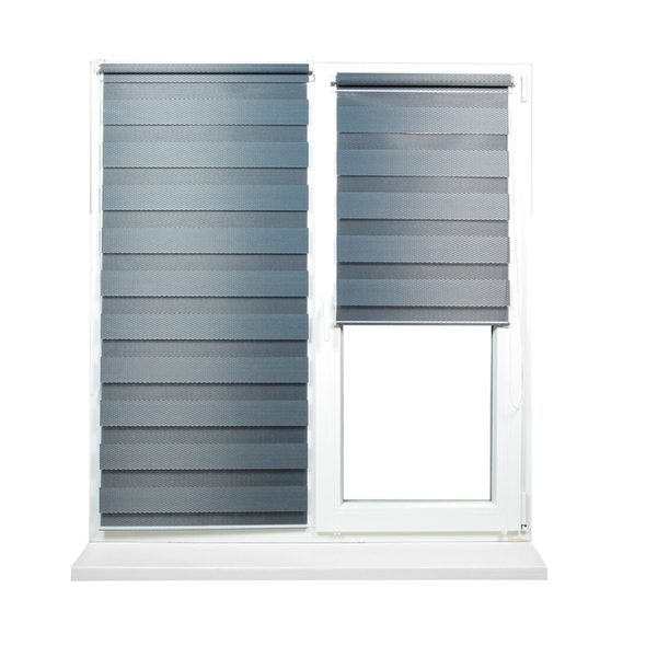Жалюзи день-ночь RATTAN Grafit 0.80x1.7м