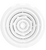 Ventilator de evacuare axial p/tavan Circle 100 White