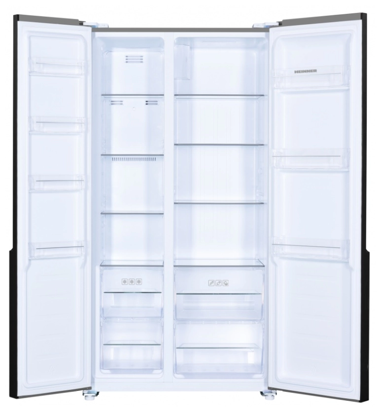 Frigider Heinner HSBS-HM442NFGBKE++