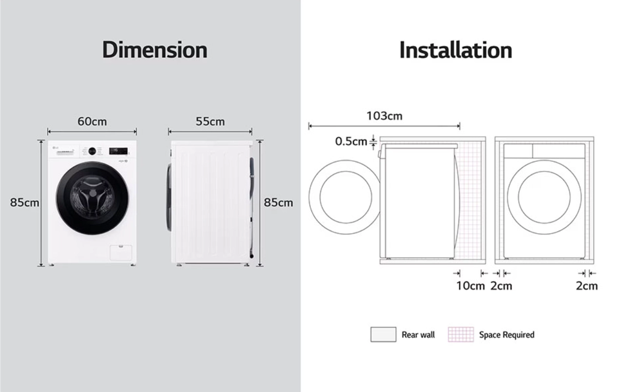 Mașină de spălat LG F4X1009NWK 