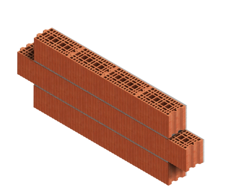 Блок керамический Porotherm 20 N+F 652001