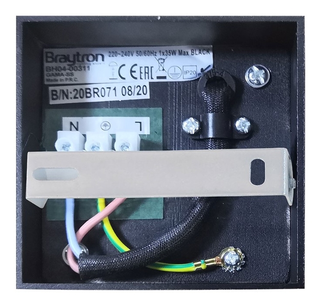 Светильник Beta-SS Braytron GU10 220-240VAC SQR-BLC IP20 BH04-00111 22709 