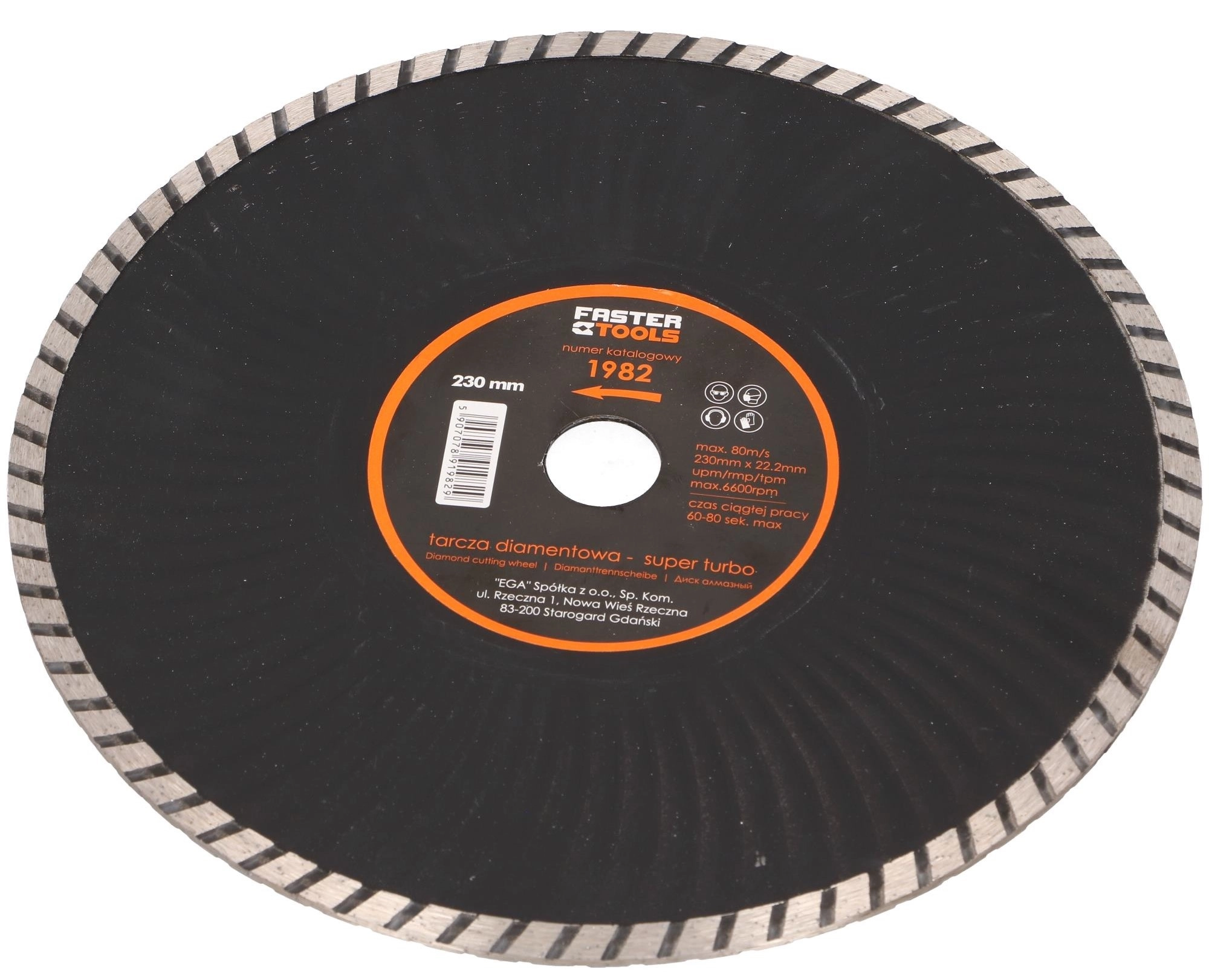 Disc Faster Tools super turbo 230mm 1982