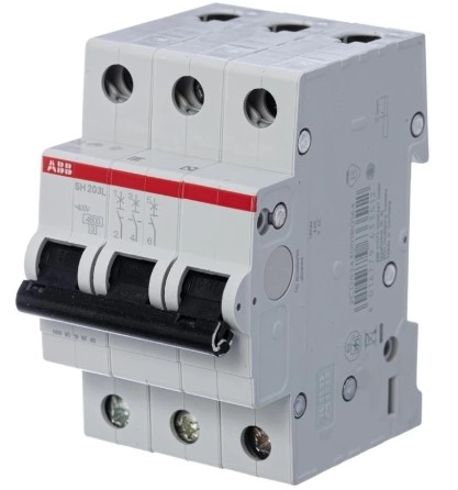 Întrerupător automat SH203L-C 3P 4.5Ka ABB 6A 7950