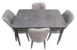 Set masă extensibilă cu 4 scaune 70x110 ES-920