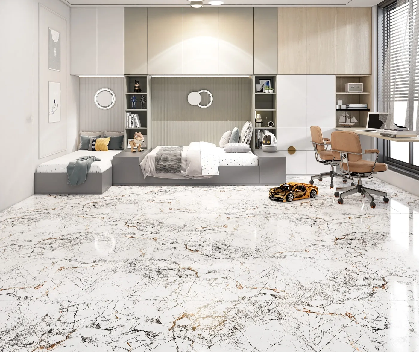 Gresie Anka Elegant 45x45 white