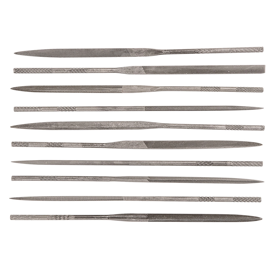 Напильник 10шт TOPEX 3x140mm 06A020