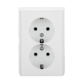 Розетка двойная Schuko белый Ovivo 