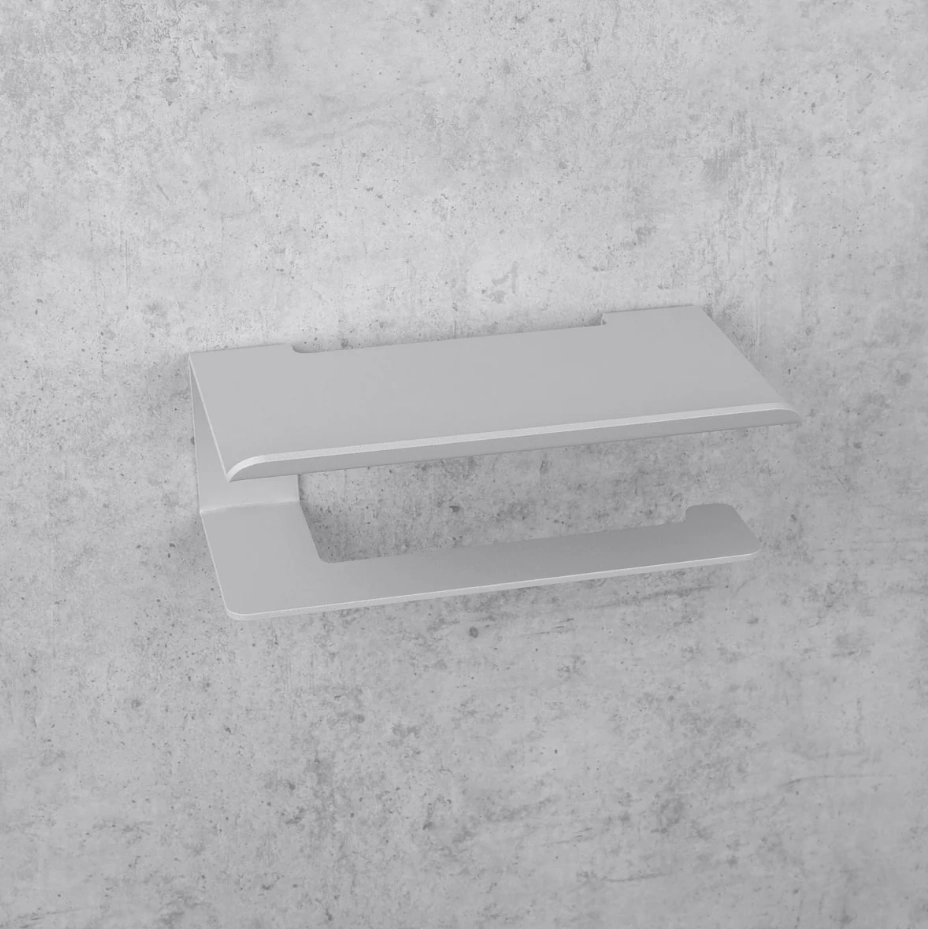 Держатель для туалетной бумаги Daske Bliss PH/B-0225GR серый правый