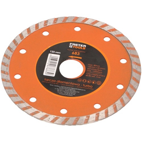Disc Faster Tools Turbo 125mm 683