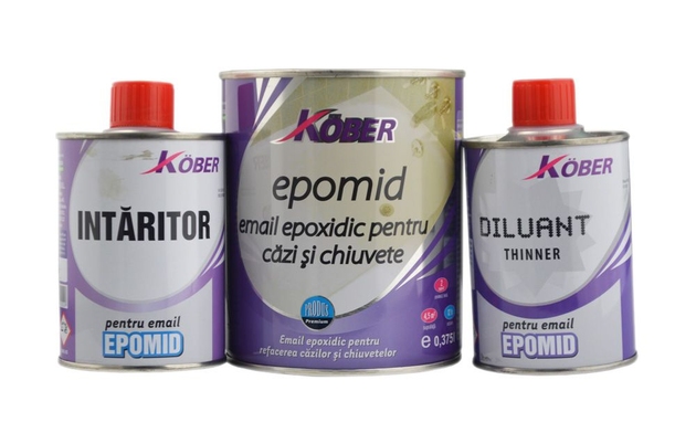 Эмаль для ванн Kober Ral 9016 0.375л