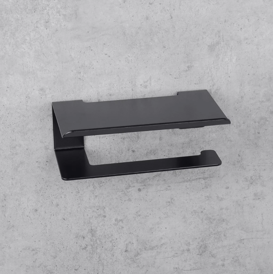 Держатель для туалетной бумаги Daske Bliss PH/B-0126BR чёрный правый