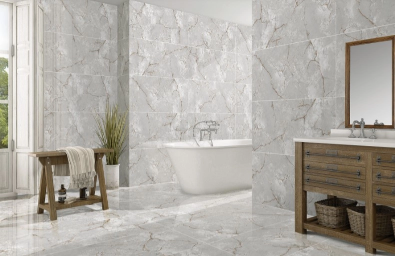 Gresie Asel Anka 60x120 White polished