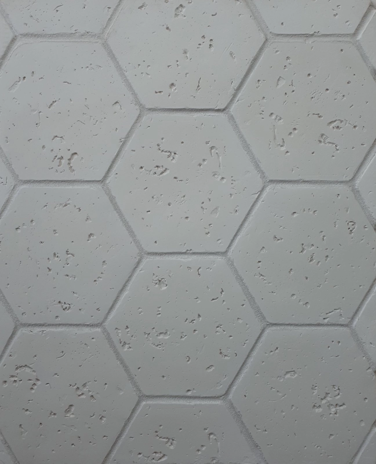 Piatră decorativă din gips Hexagon