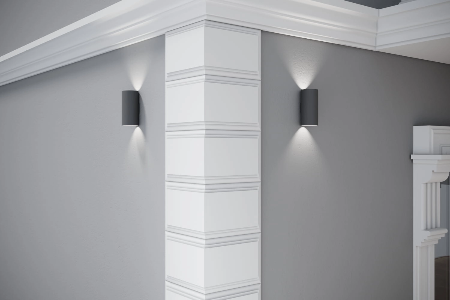 Декоративный угол VSCO01 1200x330x35мм