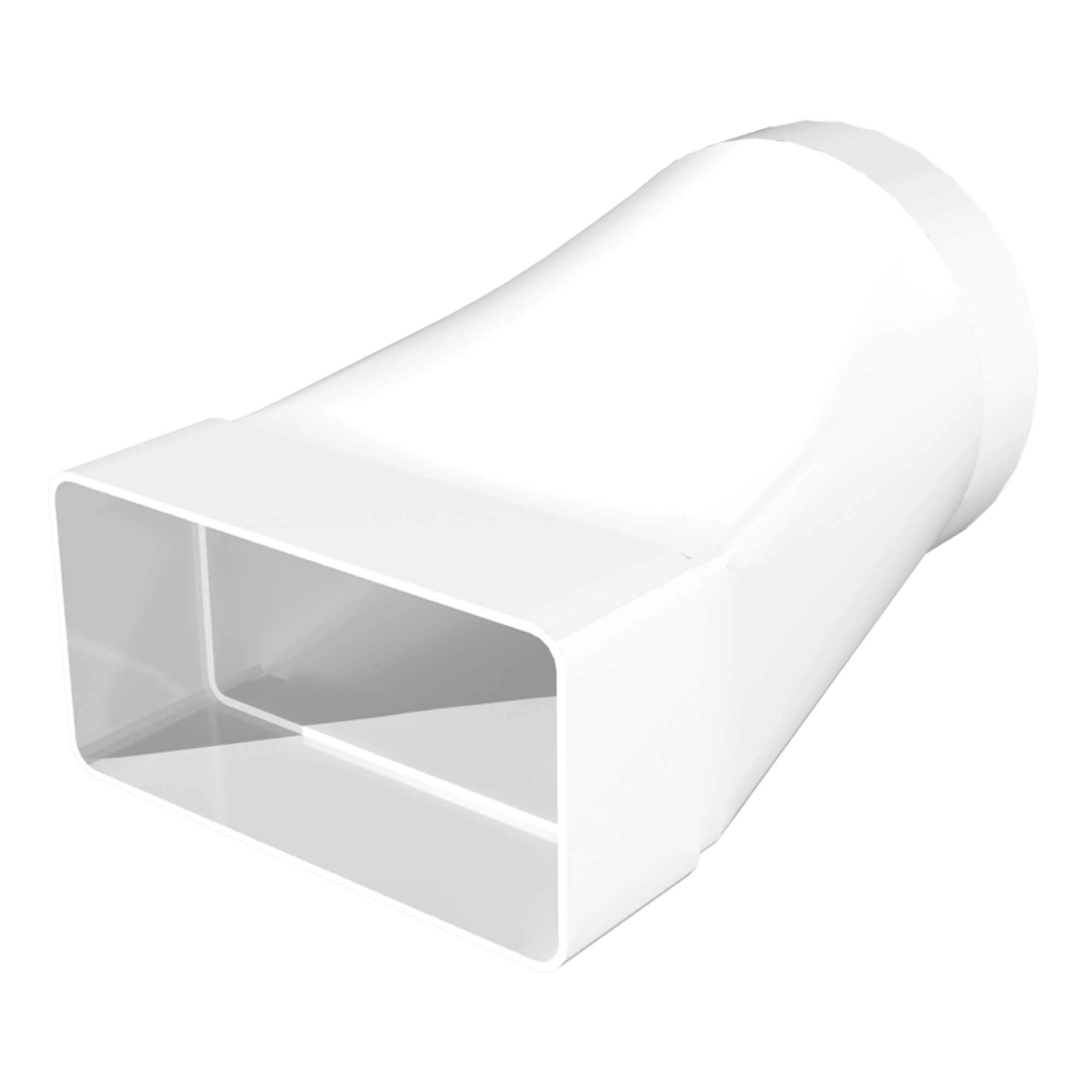 Соединитель плоского воздуховода с круглым 6х12 d100mm 612СП10КП