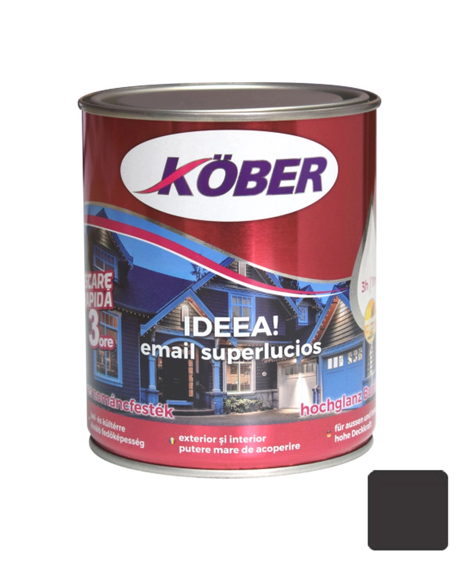 Vopsea Ideea 0.75l negru