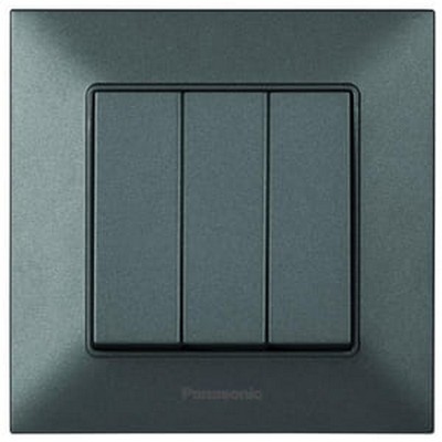 Intrerupator Arkedia Slim 3 clape fum.940152