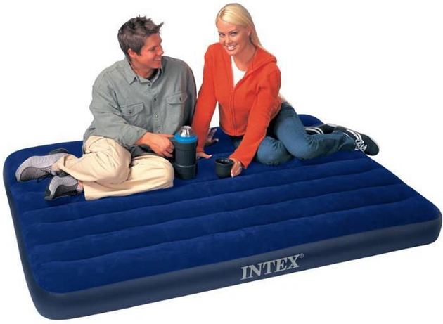 Кровать надувная Intex 152x203x25см 64765