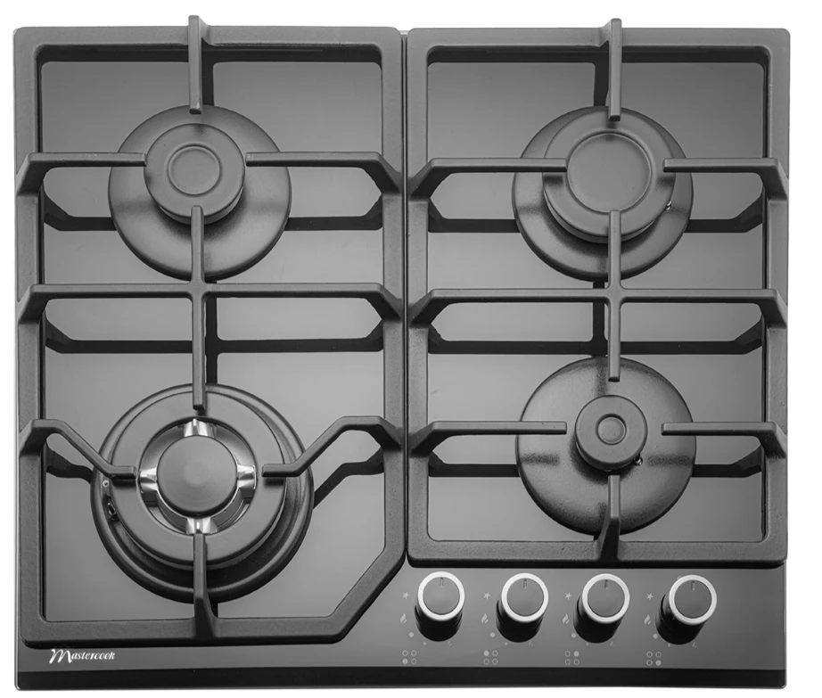 Suprafață de gaz de gătit MASTERCOOK MC-4215 G GLASS