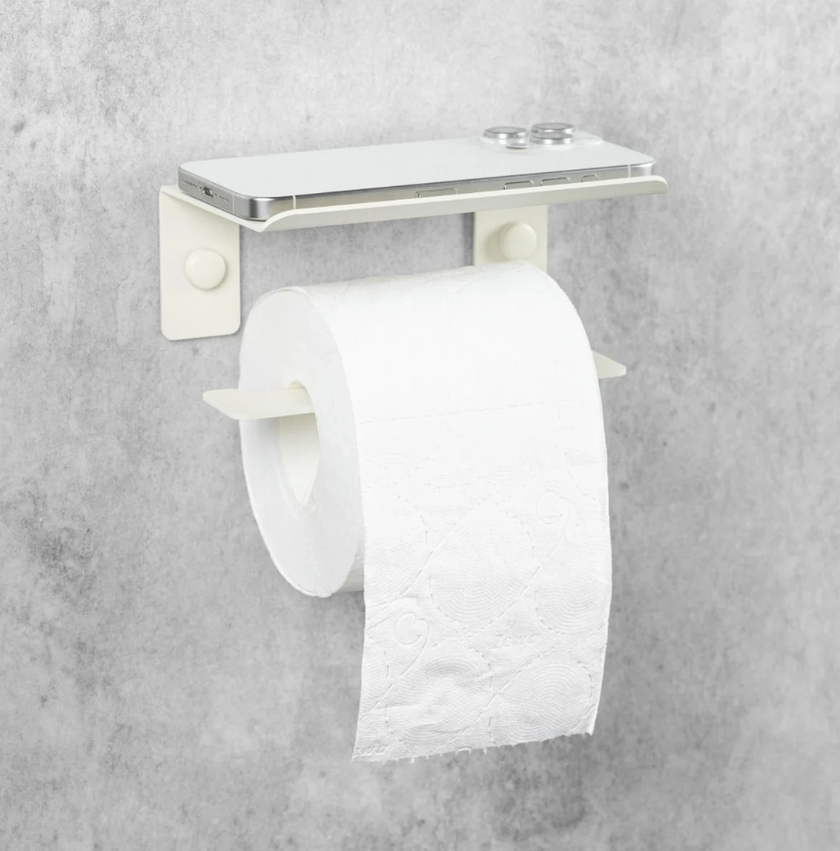 Suport pentru hârtie igienică Daske Bliss 2 ADH PH/B2-1949JR-A bej drept