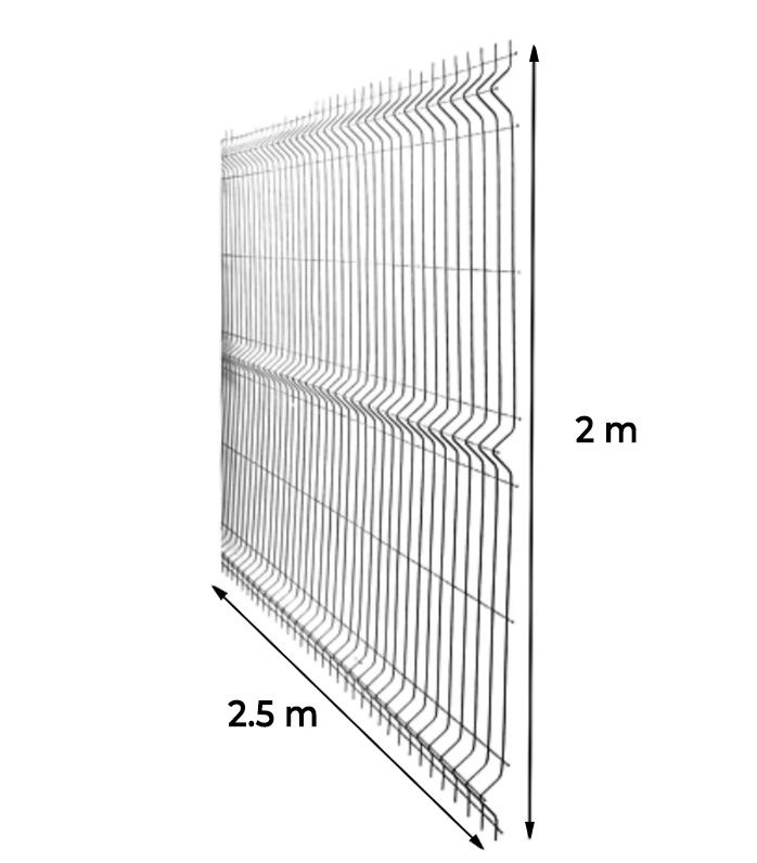 Eurogard H-2.0m L-2.5m D-3.3 