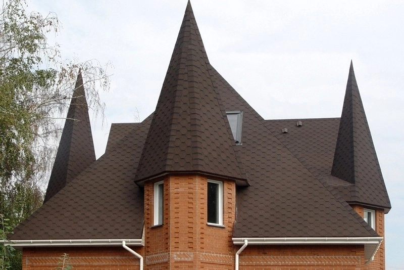 Гибкая черепица Shinglas Финская коричневый