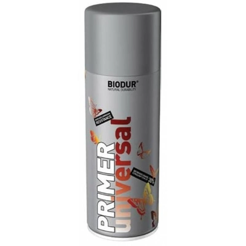 Спрей краска Biodur 400ml серая