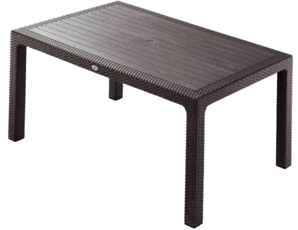 Masă pentru terasă Rattan 90*150 Antracite 