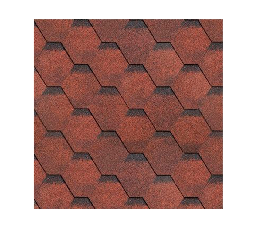 Țiglă bituminoasă Shinglas Finlandeză roșie