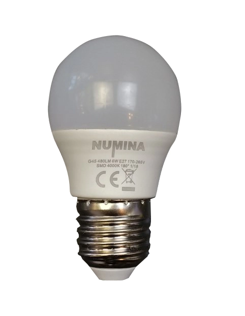 Лампа TG G45 6W E27 4000K T11 SMD RA70IC 